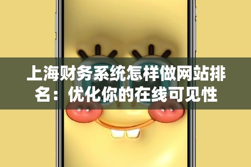 上海财务系统怎样做网站排名：优化你的在线可见性