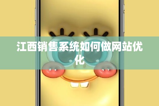 江西销售系统如何做网站优化