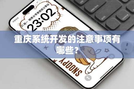 重庆系统开发的注意事项有哪些？