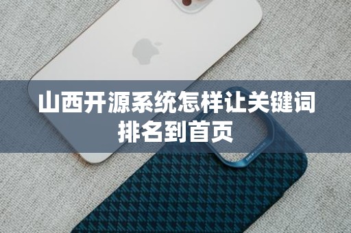 山西开源系统怎样让关键词排名到首页