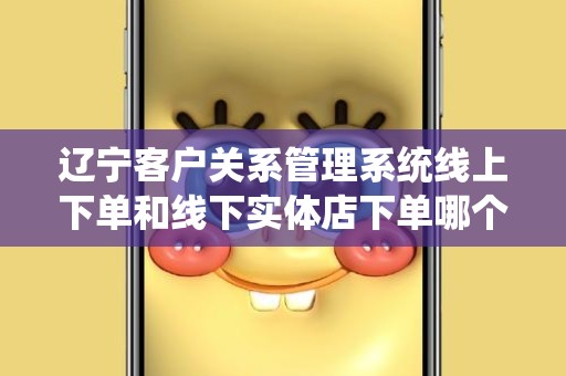 辽宁客户关系管理系统线上下单和线下实体店下单哪个好？
