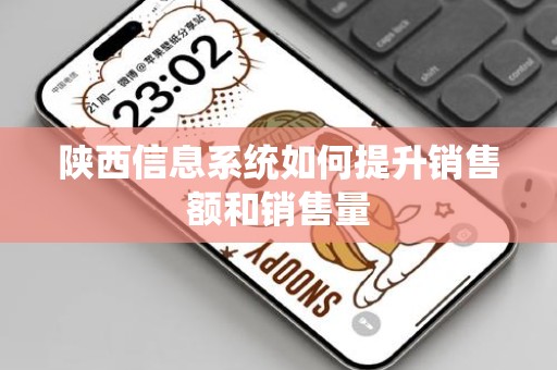 陕西信息系统如何提升销售额和销售量