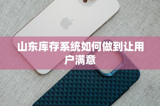 山东库存系统如何做到让用户满意