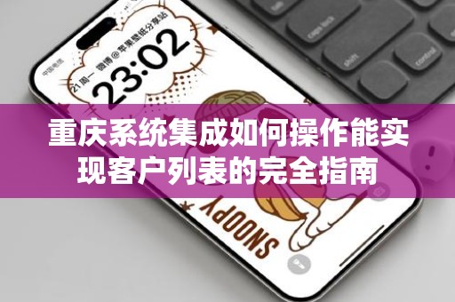 重庆系统集成如何操作能实现客户列表的完全指南