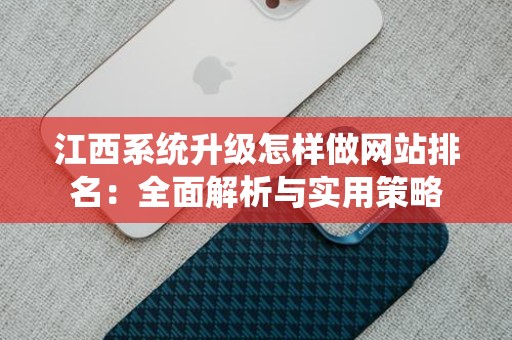 江西系统升级怎样做网站排名：全面解析与实用策略