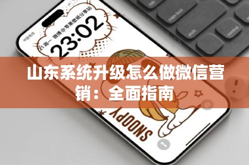 山东系统升级怎么做微信营销：全面指南