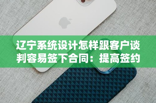 辽宁系统设计怎样跟客户谈判容易签下合同：提高签约成功率的技巧与策略