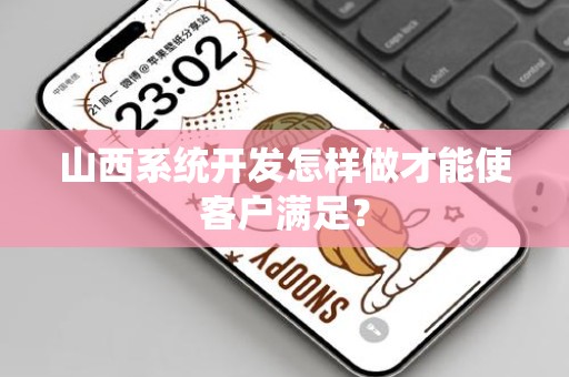 山西系统开发怎样做才能使客户满足？