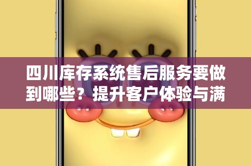 四川库存系统售后服务要做到哪些？提升客户体验与满意度