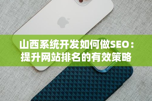 山西系统开发如何做SEO：提升网站排名的有效策略