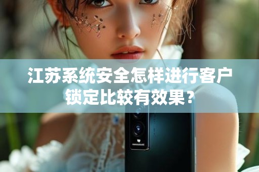 江苏系统安全怎样进行客户锁定比较有效果？