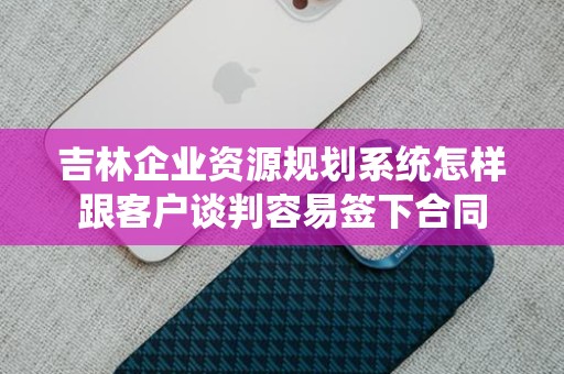吉林企业资源规划系统怎样跟客户谈判容易签下合同