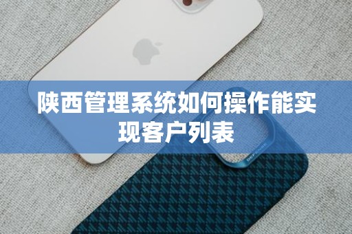 陕西管理系统如何操作能实现客户列表