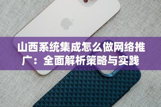 山西系统集成怎么做网络推广：全面解析策略与实践