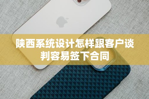 陕西系统设计怎样跟客户谈判容易签下合同