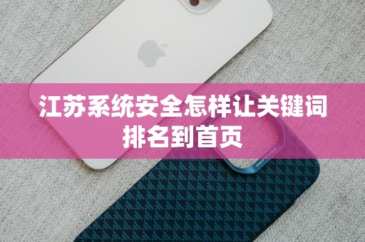 江苏系统安全怎样让关键词排名到首页