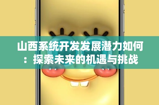 山西系统开发发展潜力如何：探索未来的机遇与挑战