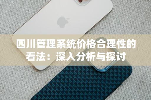 四川管理系统价格合理性的看法：深入分析与探讨