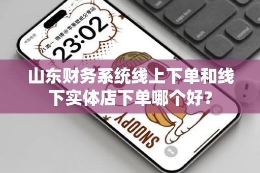 山东财务系统线上下单和线下实体店下单哪个好？