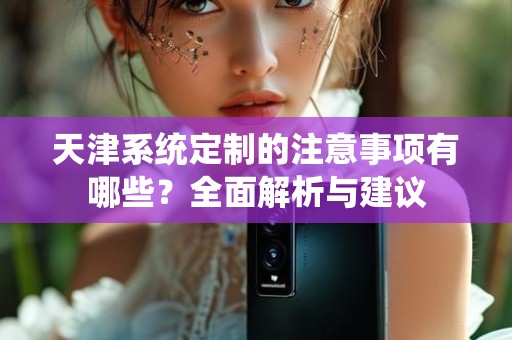 天津系统定制的注意事项有哪些？全面解析与建议