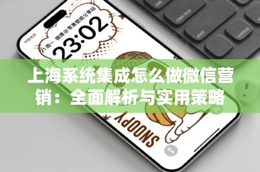 上海系统集成怎么做微信营销：全面解析与实用策略