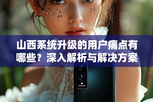 山西系统升级的用户痛点有哪些？深入解析与解决方案