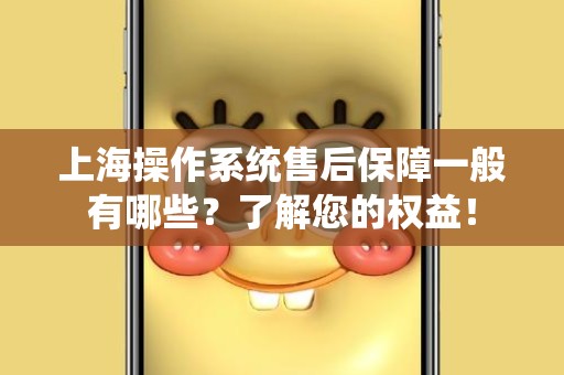 上海操作系统售后保障一般有哪些？了解您的权益！