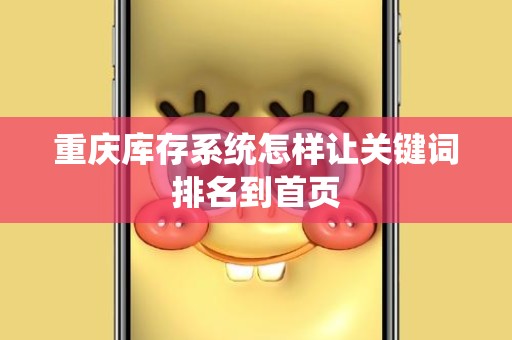 重庆库存系统怎样让关键词排名到首页